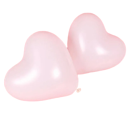 Globos en forma de corazón 20 uds.