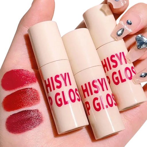 Gloss à lèvres mat et satiné Rouge à lèvres liquide longue tenue Texture douce Effet hydratant Maquillage résistant Cosmétique pour un maquillage