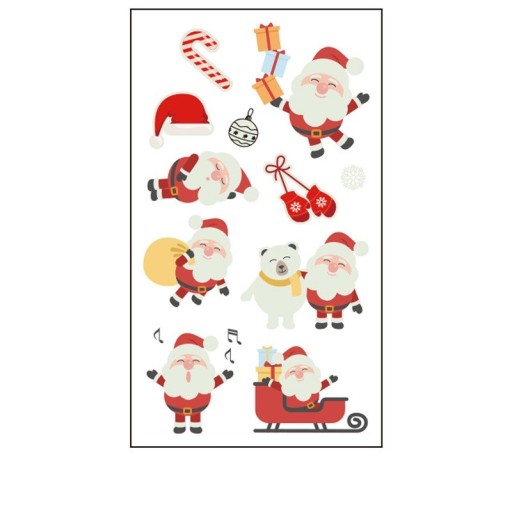 Glow in the Dark Christmas Temporary Tattoo