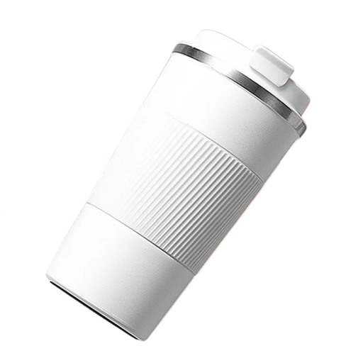 Gobelet Isotherme 380 ml Thermos en Acier Inoxydable Isolé Sous Vide 14,5 x 7 cm Gobelet Portable pour Café et Thé avec Maintien