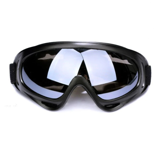 Gogle motocrossowe w kolorze czarnym wykonane z materiału TPU z wytrzymałymi soczewkami PC Ochronne okulary sportowe na motocykle Jazda na rowerze Narciarstwo i snowboard