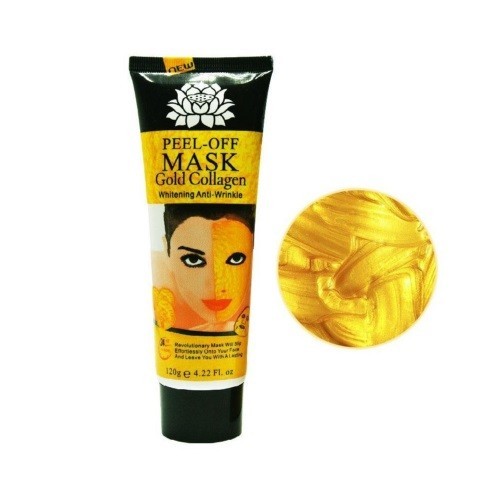 Goldene Peel-Off-Maske