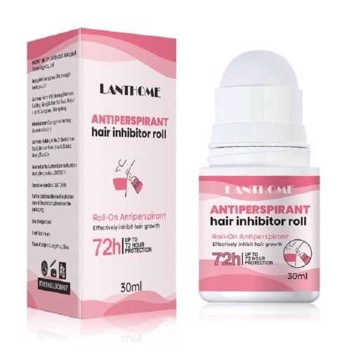 Golyós izzadásgátló hónalj szőrtelenítő hatással Roll-on izzadásgátló izzadság és szagok ellen Inhibitor a túlzott szőrnövekedés ellen Hosszantartó