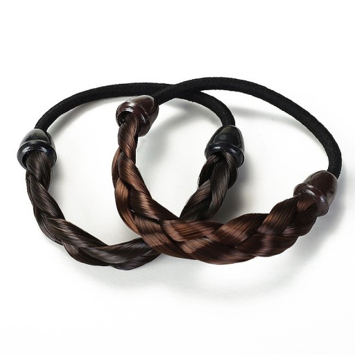 Gomma per capelli con trecce artificiali