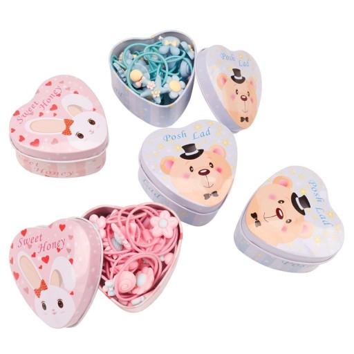 Gommes à cheveux pour enfants - 20 pcs