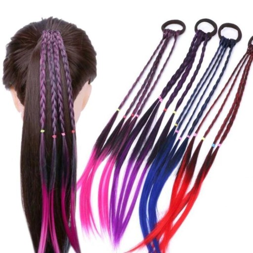 Gommette à cheveux avec tresses