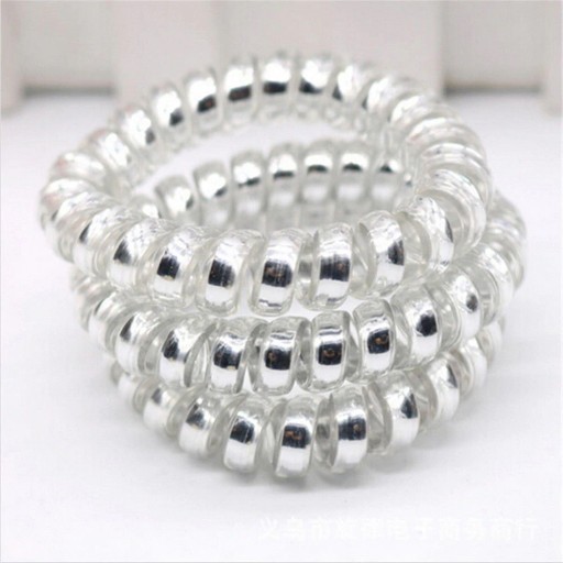 Gommini a spirale per capelli - 5 pz