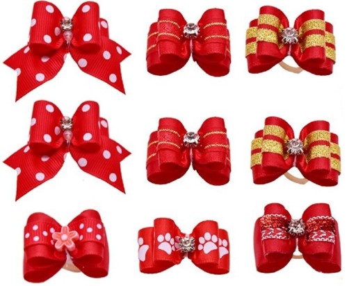 Gommini per cani con fiocco 10 pz