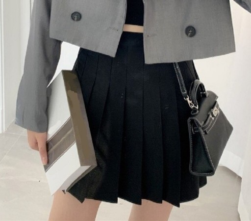 Gonna a pieghe da donna P1392