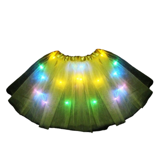Gonna in tulle luminosa per ragazze