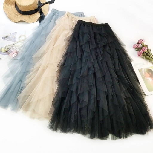 Gonna lunga in tulle da donna G53