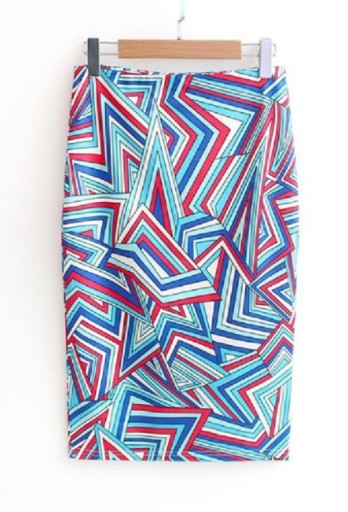 Gonna stile donna con motivo interessante J503