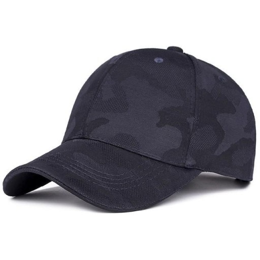 Gorra con estampado de camuflaje
