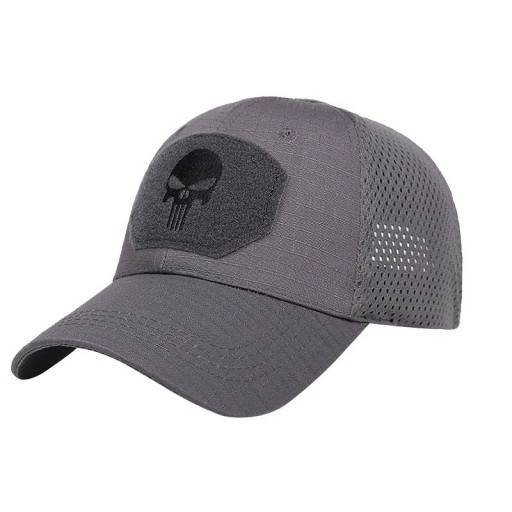 Gorra de camionero para hombre con calavera