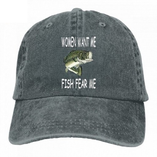 Gorra de hombre con pez T181