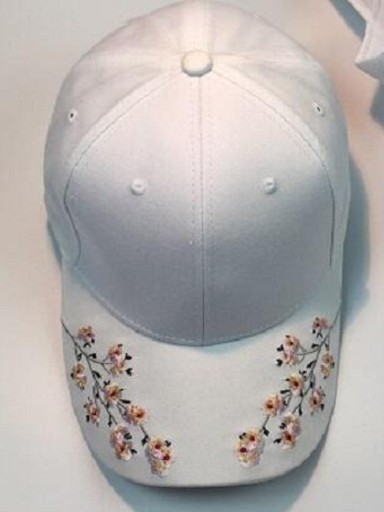 Gorra feminina com flores T20