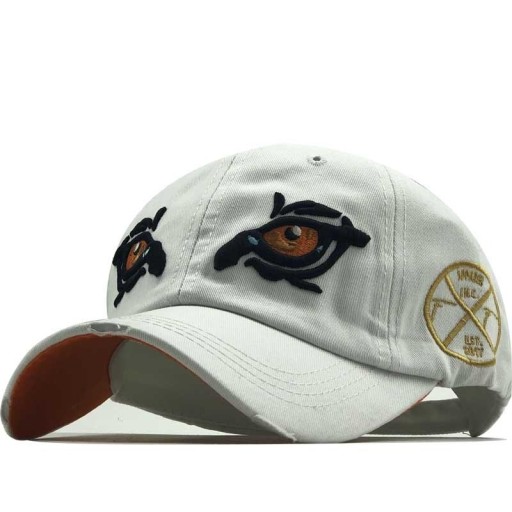 Gorra masculina com olhos