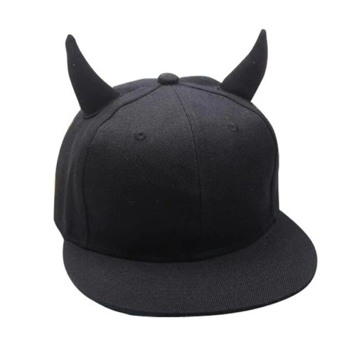 Gorra snapback con cuernos