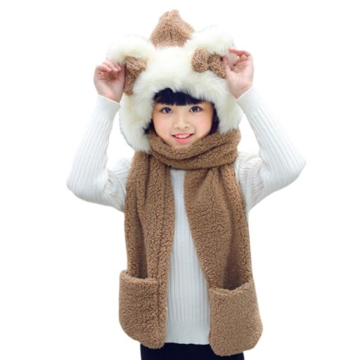 Gorro, bufanda y guantes infantiles 3 en 1