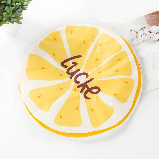 Gorro de baño con estampado de frutas