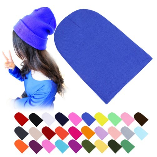 Gorro de inverno feminino em várias cores