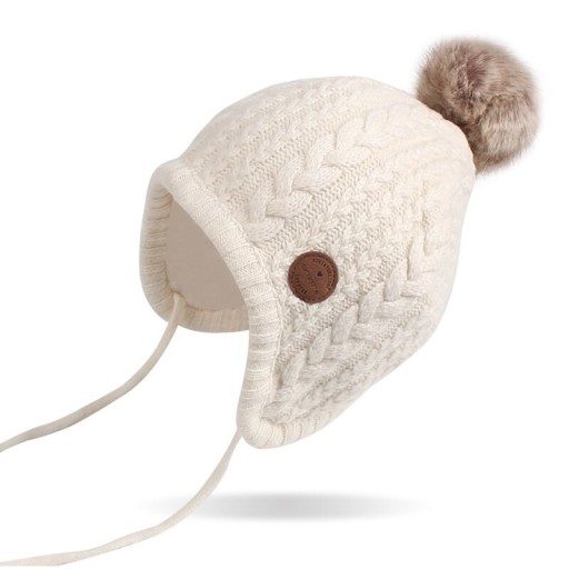 Gorro de Inverno Infantil com Pompom Danielle