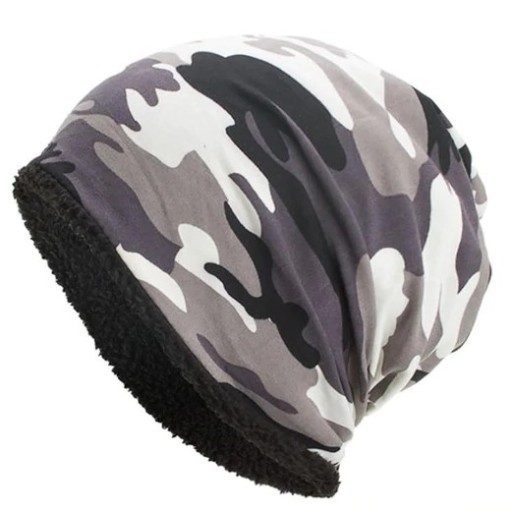 Gorro de Inverno Masculino em Estilo Militar J2631