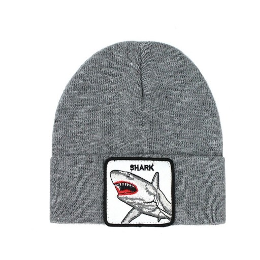 Gorro de invierno con estampado de tiburones A1