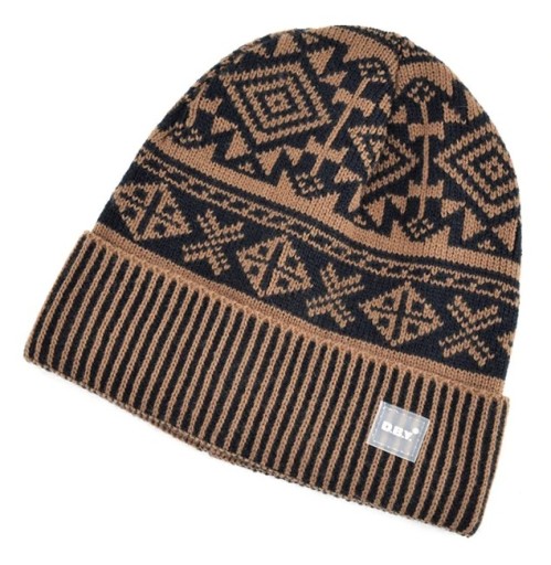 Gorro de invierno para hombre con bordado navideño J2633