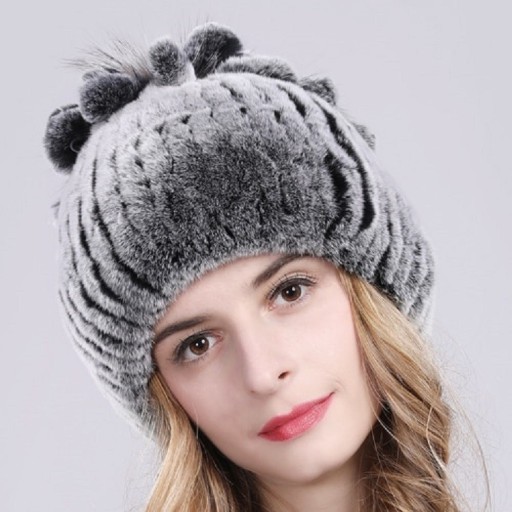 Gorro de pelo para mujer