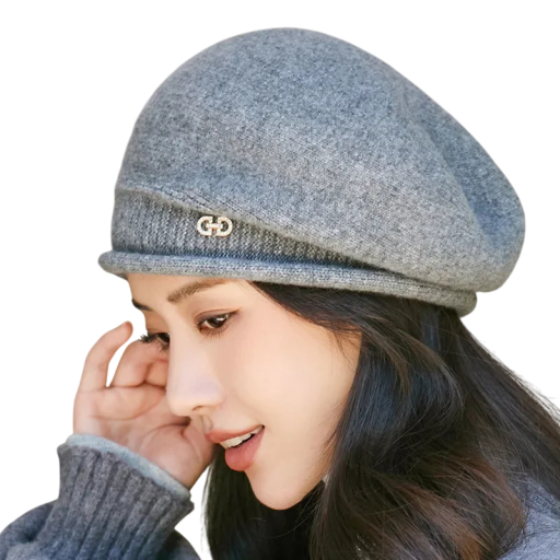Gorro de punto elástico para mujer con forro polar Gorro de invierno de poliéster con bolsillo Gorro de acrílico suave y cálido para otoño e invierno Estilo unisex