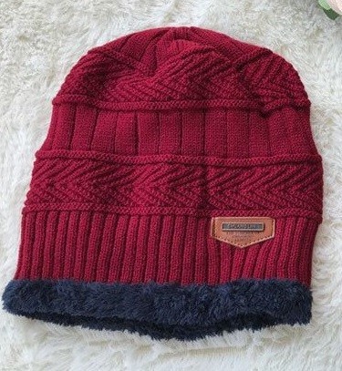 Gorro de punto reversible para mujer J788