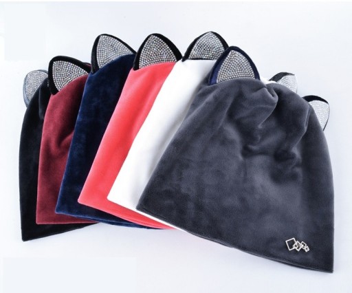 Gorro Feminino - Orelhas de Gato J2835