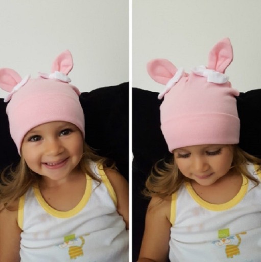Gorro infantil con orejas A2751