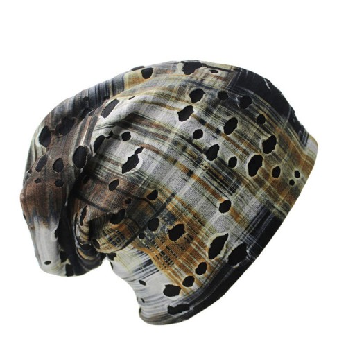 Gorro masculino com buracos falsos J744