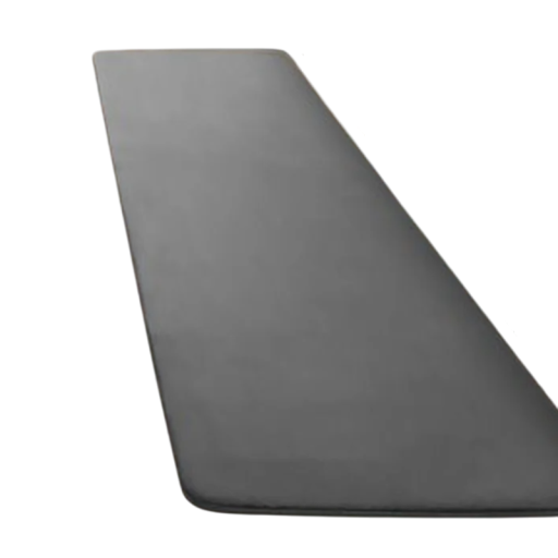 Grå skridsikker brusemåtte 50x120cm absorberende tæppe til badeværelse køkken entré blød måtte entré måtte dekoration