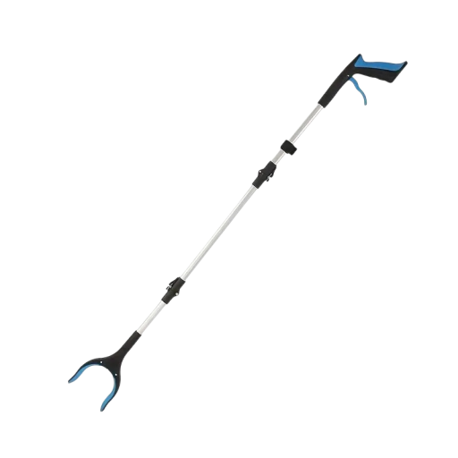 Grabber Reacher Tool 110 cm Aluminium verlengde afvalknijper Plastic en aluminium picker schoonmaakknijper Hygiënisch hulpmiddel voor schoonmaak