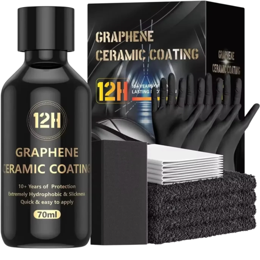Grafen keramische coating 12H Zelfherstellende lakbescherming UV-spoor Spiegelscherpte Hydrofobe zelfreinigende laag