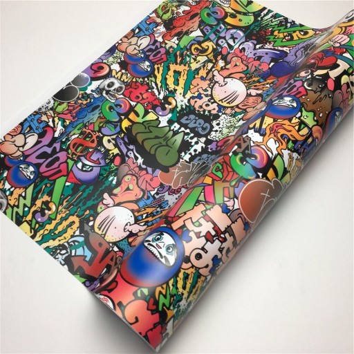 Graffiti-itseliimautuva folio