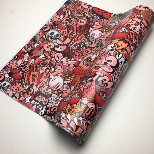 Graffiti-itseliimautuva folio