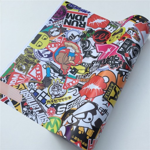 Graffiti-itseliimautuva folio
