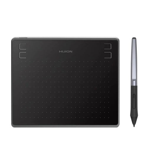 Grafický tablet HUION s perem PW100 8192 úrovní tlaku Rozlišení 5080 LPI 4 klávesové zkratky Pracovní plocha 6,3 x 4 palce Černý pro kreslení