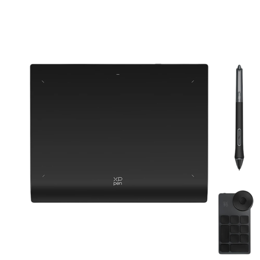 Grafický tablet XP-PEN Deco Pro MW Gen 2 9 x 6 palce 16K úrovní tlaku Bluetooth 5.0 Se zkratkovou klávesnicí ACK05 Černý pro kreslení