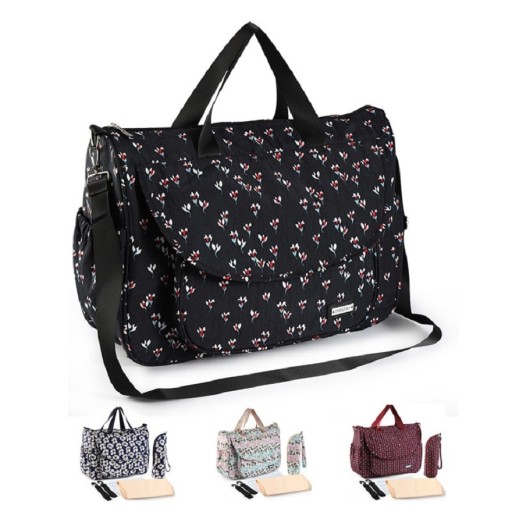 Grande borsa per maternità con accessori