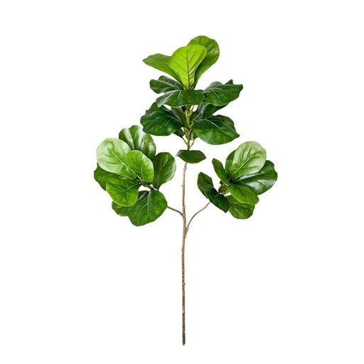 Grande Ficus Artificiale 135 cm Pianta Decorativa in Gomma con Foglie in Plastica Decorazione per Interni ed Esterni Albero per Casa Giardino Ufficio
