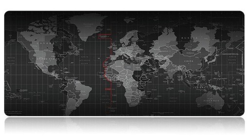 Grande tappetino da gioco per mouse - Mappa del mondo