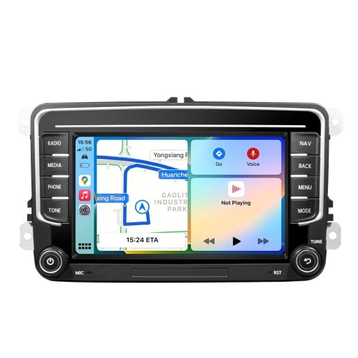 GRANDnavi Android 13 Autoradio GPS 2Din Multimedia-Player 6GB 128GB Carplay WiFi 4G für VW Škoda Octavia Golf Passat Touran Polo Jetta