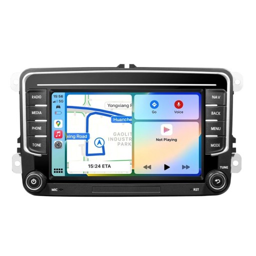 GRANDnavi Android 13 Autoradio GPS 2Din Multimedia-Player 6GB 128GB Carplay WiFi 4G für VW Škoda Octavia Golf Passat Touran Polo Jetta