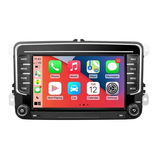 GRANDnavi Android 13 Autoradio GPS 2Din Multimedia-Player Carplay 2GB 32GB für VW Škoda Octavia Golf Passat Touran Polo Jetta
