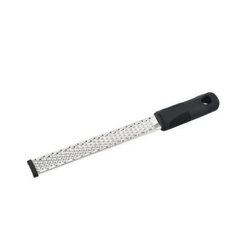 Grattugia in acciaio inox 30,5 x 2,5 cm Affettaverdure per buccia di limone Pelapatate per verdure Tritatutto per cioccolato Utensili da cucina con manico
